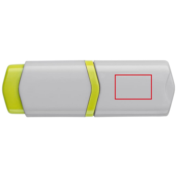 Markeride komplekt 4 tk 75 mm: kollane tekstimarker kapotil