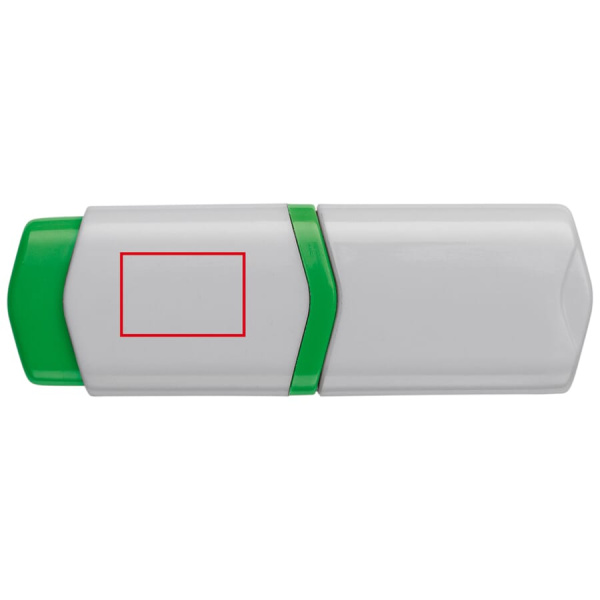 Markeride komplekt 4 tk 75 mm: tekstimarker roheline külg 1