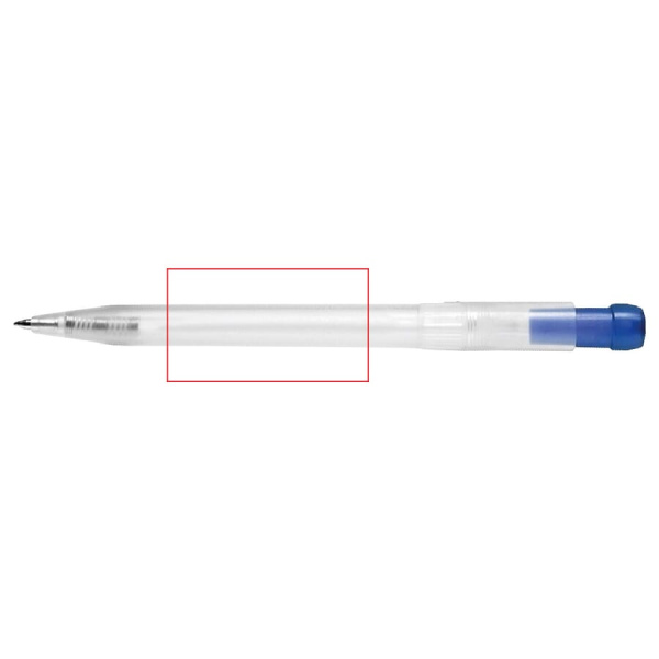 Kulspetspenna Ingeo TM Pen Clear transparent: 180° från klämman