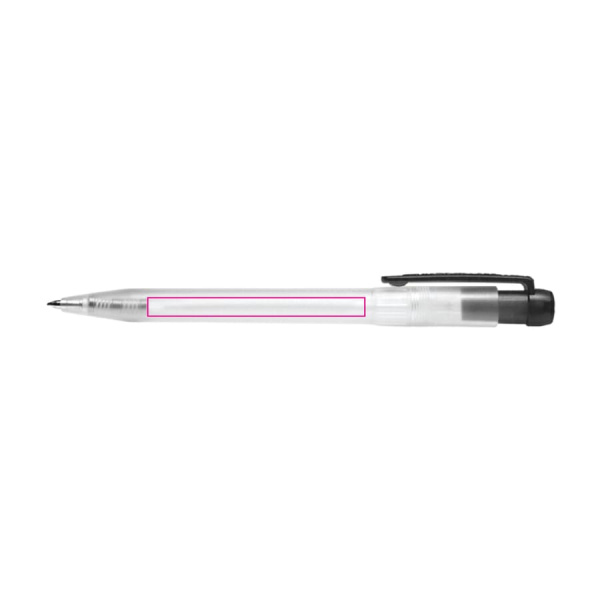 Kulspetspenna Ingeo TM Pen Clear transparent: 90° från klämman