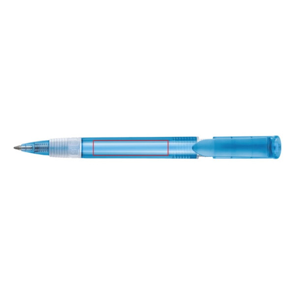 Kugelschreiber S40 Grip Transparent: In Verlängerung des Clips