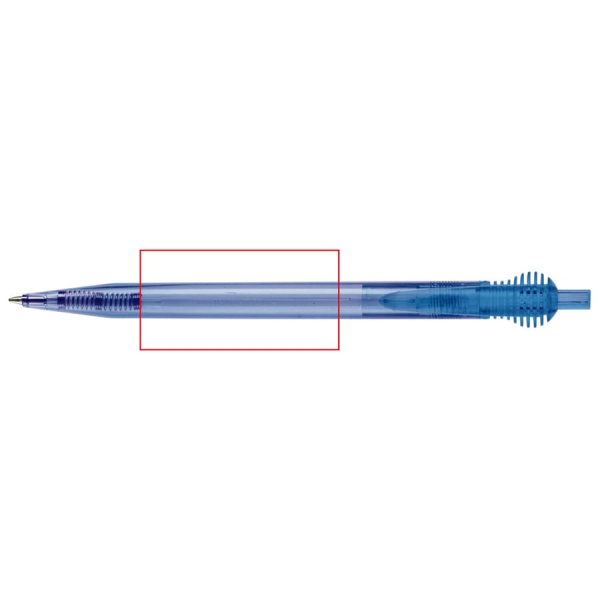 Kugelschreiber Cosmo Transparent: In Verlängerung des Clips
