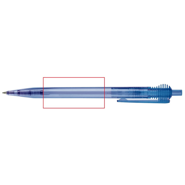 Kugelschreiber Cosmo Transparent: 270° vom Clip