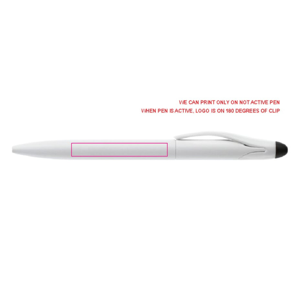 Ball pen Touchy stylus hardcolour: 90° from the clip