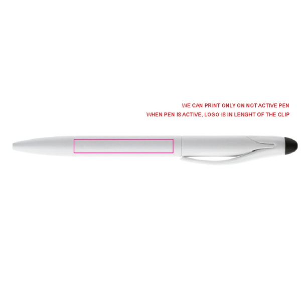 Ball pen Touchy stylus hardcolour: 270° from the clip