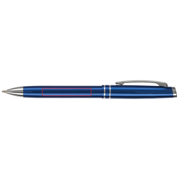 Ball pen metal 2 stripes: 90° from the clip