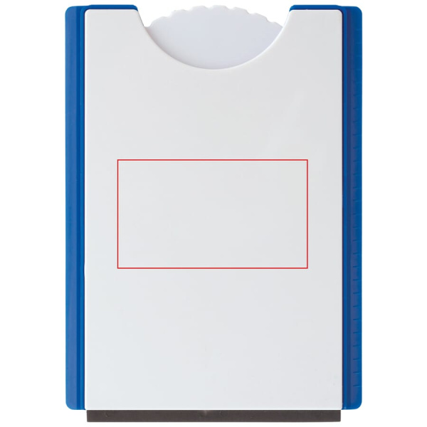 Parking disc / ice scraper Europe: Back side