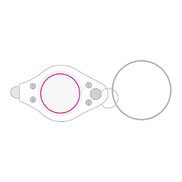 Mini event light round shape: side with screw