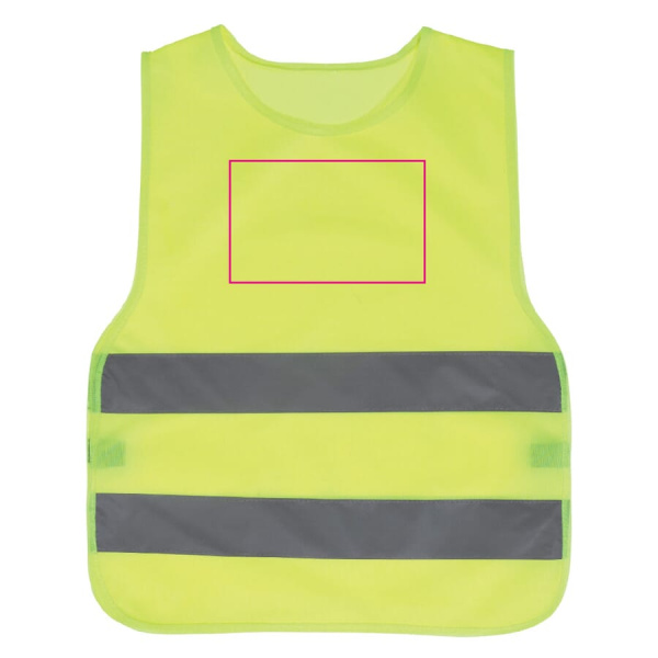 Huomioliivi lapsille: Etupuoli