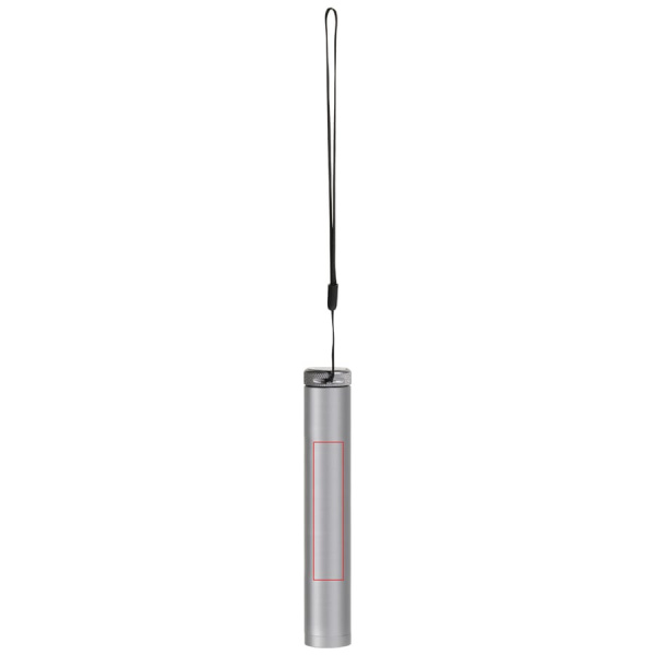 Alumiiniumist taskulambi magnet 5+8 LED-i: sisse/välja nupu vastas