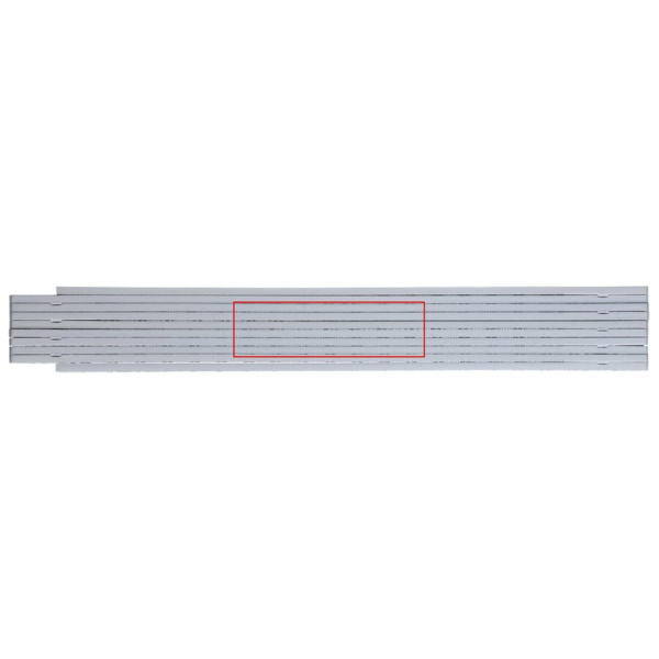 Lankstus liniuotė 2 m: 1 pusė
