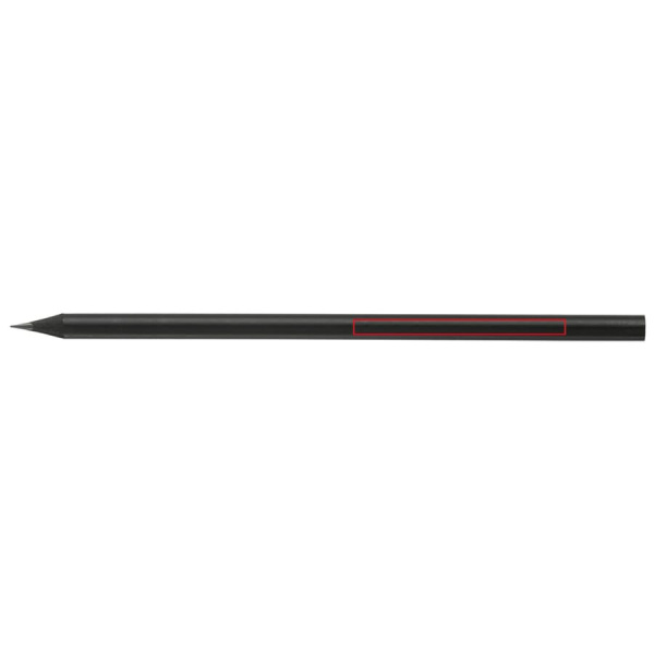 Black sharpened pencil: side 1