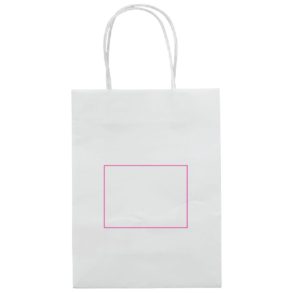 Kraft bag small 120g/m²: side 1