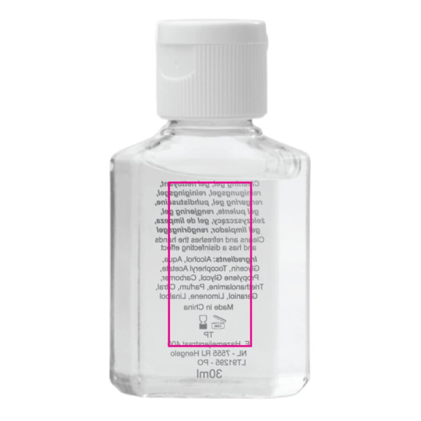 Käsidesi pullossa 30 ml: puoli 1