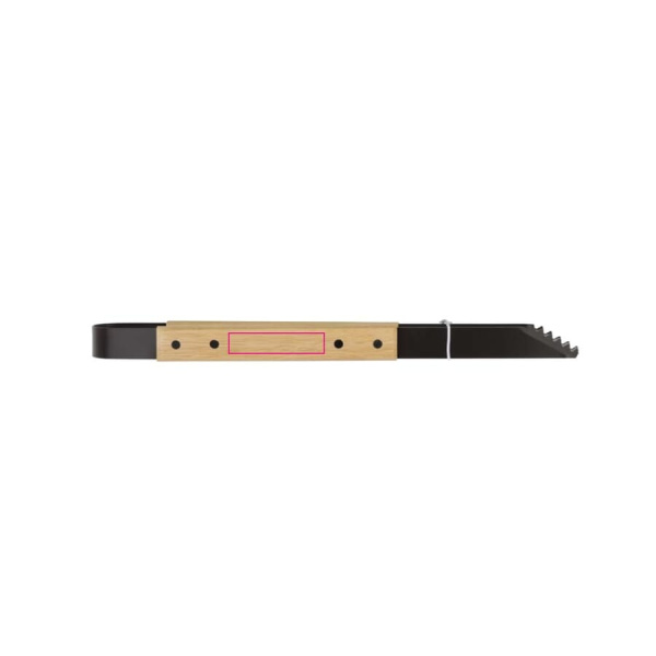 Barbecue tool set wood: pliers handle
