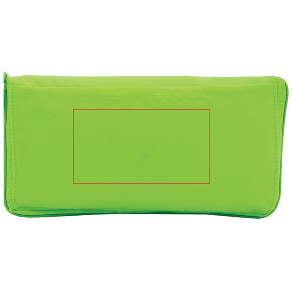 Cooler bag foldable: on front compartment