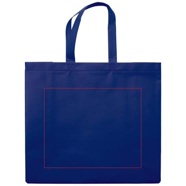Carrier bag laminated non-woven large 105g/m²: side 1