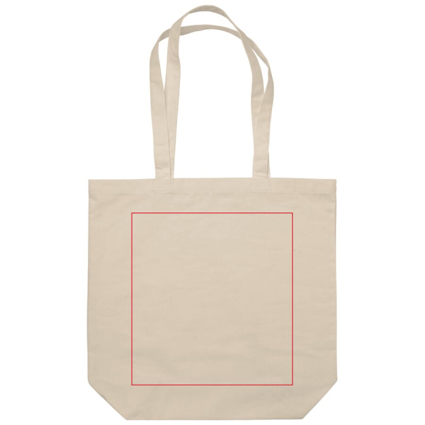 Shoulder bag canvas 250g/m² 41x12x43 cm: side 1