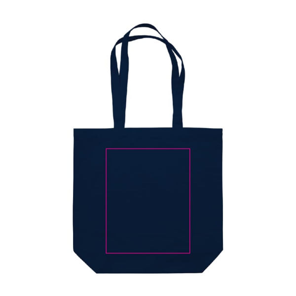 Shoulder bag canvas 250g/m² 41x12x43 cm: side 1