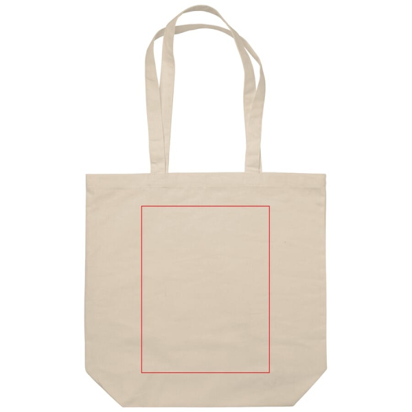 Shoulder bag canvas 250g/m² 41x12x43 cm: side 1