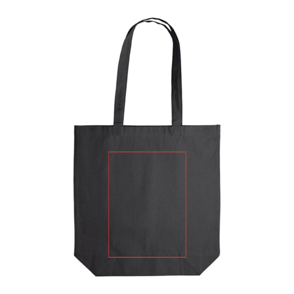 Shoulder bag canvas OEKO-TEX® 270g/m² 42x12x43 cm: side 2