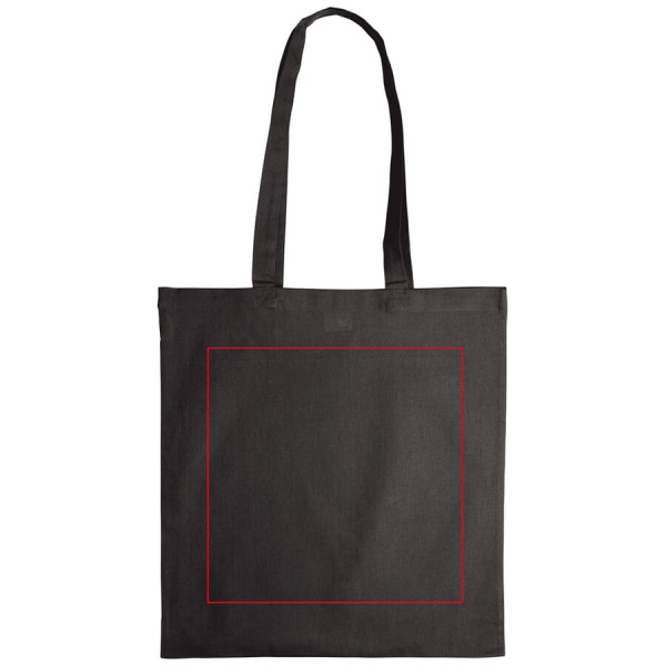 Shoulder bag cotton OEKO-TEX® 140g/m² 38x42 cm: side 1