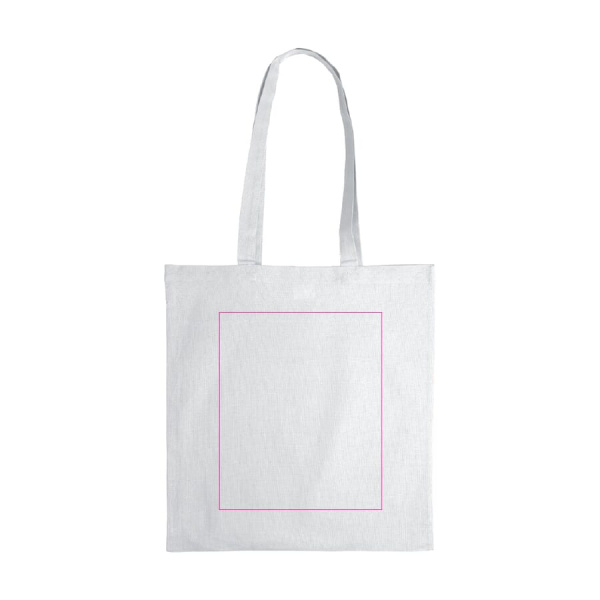Shoulder bag cotton OEKO-TEX® 140g/m² 38x42 cm: side 1