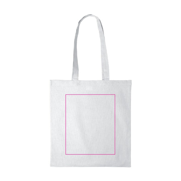Shoulder bag cotton OEKO-TEX® 140g/m² 38x42 cm: side 2