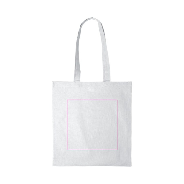 Shoulder bag cotton OEKO-TEX® 140g/m² 38x42 cm: side 1