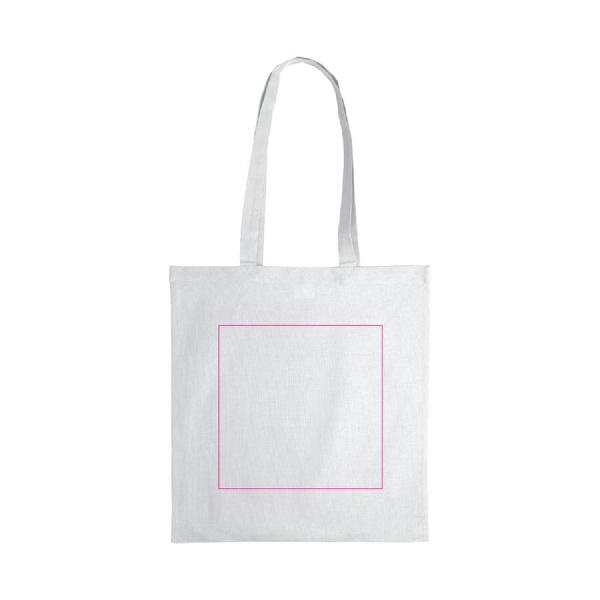 Shoulder bag cotton OEKO-TEX® 140g/m² 38x42 cm: side 2