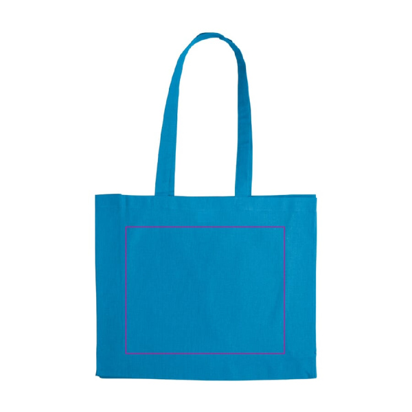 Axelremsväska bomull OEKO-TEX® 140g/m² 40x10x35 cm: sida 1