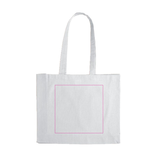 Axelremsväska bomull OEKO-TEX® 140g/m² 40x10x35 cm: sida 1