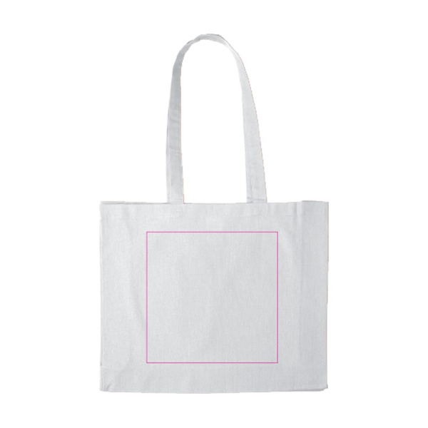 Axelremsväska bomull OEKO-TEX® 140g/m² 40x10x35 cm: sida 2