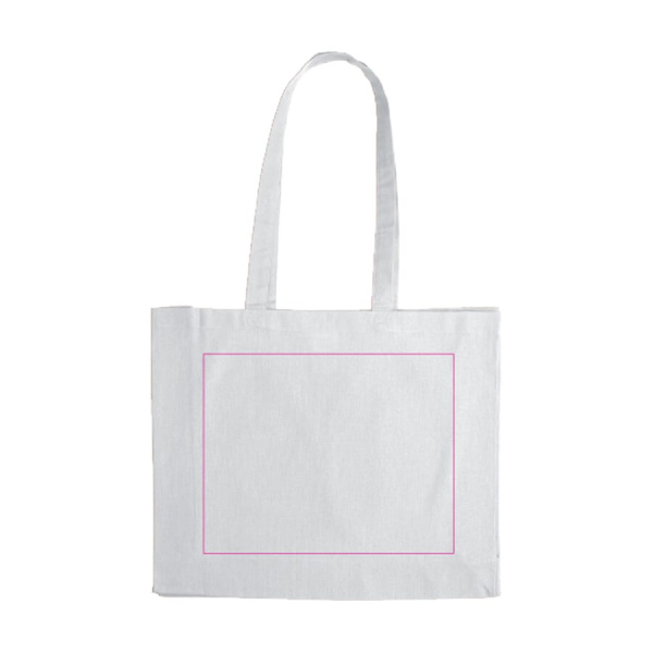 Axelremsväska bomull OEKO-TEX® 140g/m² 40x10x35 cm: sida 1