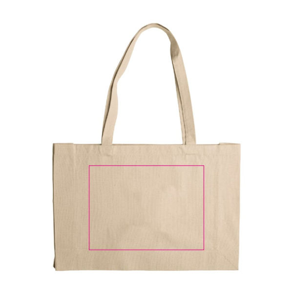 Õlakott lõuendist OEKO-TEX® 280g/m² 45x10x33 cm: 1. külg