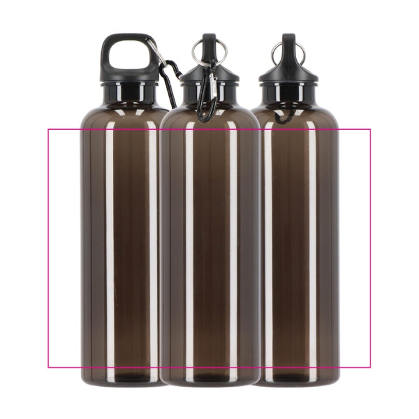 Noa water bottle R-PET 750 ml Transparent: All around