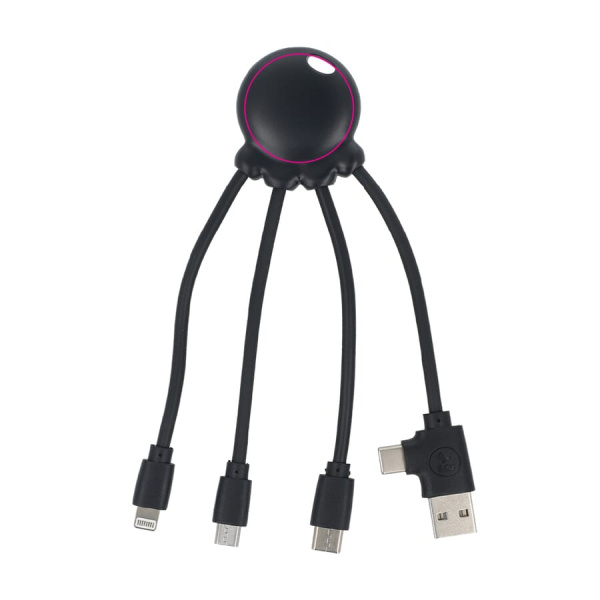 4009 - Xoopar Octopus OBP cable Ocean Bound Plastic: side 1
