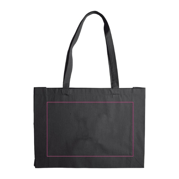 Umhängetasche canvas OEKO-TEX®270g/m² 45x10x33 cm: Seite 1