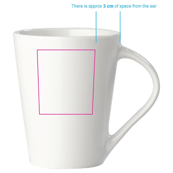 Tasse Nice 270 ml: links vom Ohr