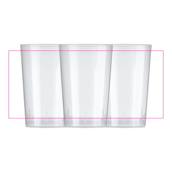 Ecologic-mugg PP 300 ml: Runt om