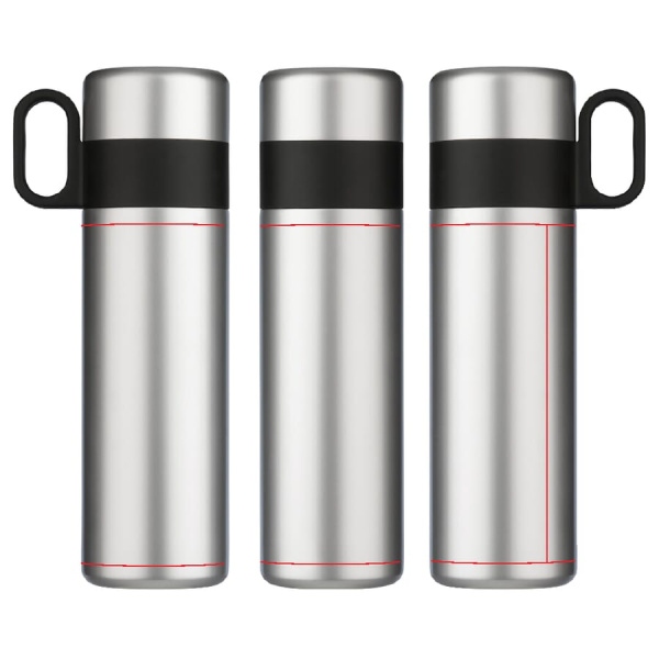 Termosas Flow su rankena 500 ml: Aplink visą paviršių