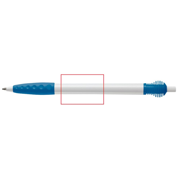 Cosmo ball pen HC rubber round clip: 180° from the clip