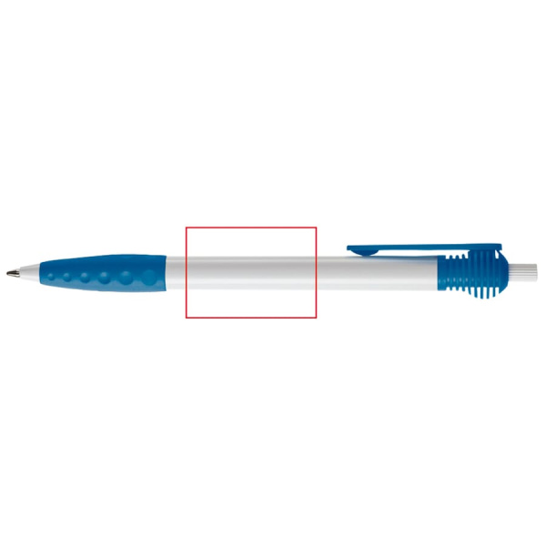 Cosmo ball pen HC rubber round clip: 90° from the clip