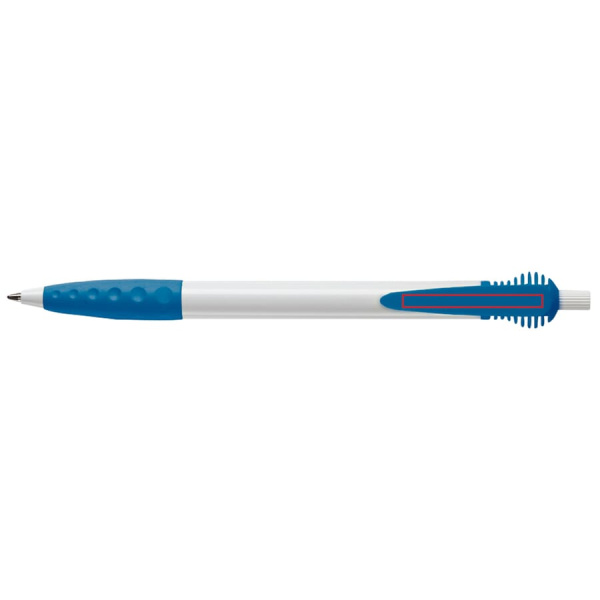 Cosmo ball pen HC rubber round clip: on the clip