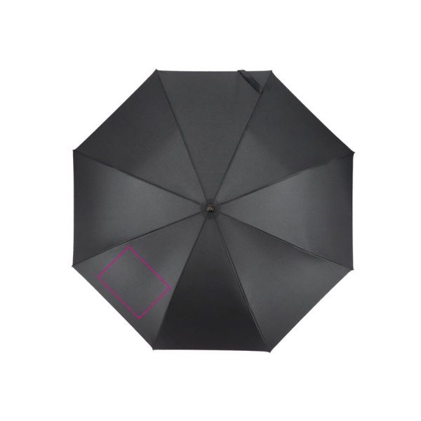 „Emerantia 190T Pongee 23“ lazdelės formos skėtis su automatiniu atidarymu: 2 skydelis