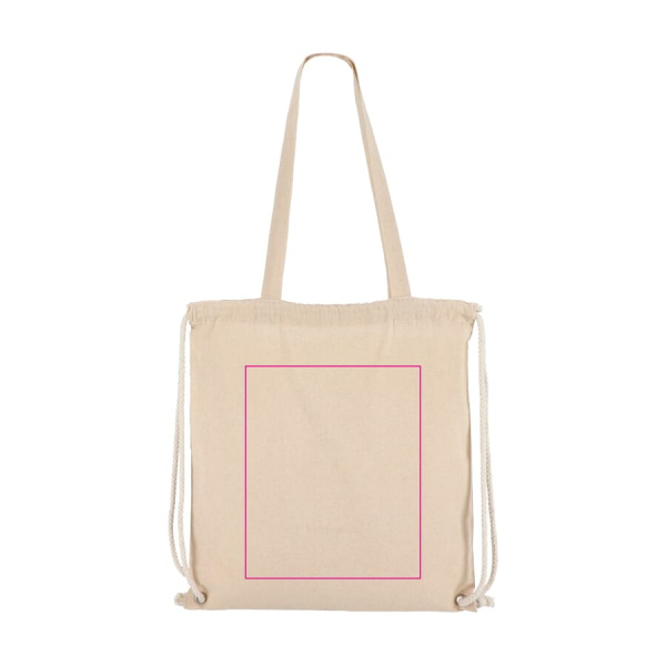 DrawTote OEKO-TEX 38x42 140gsm: 1 pusė