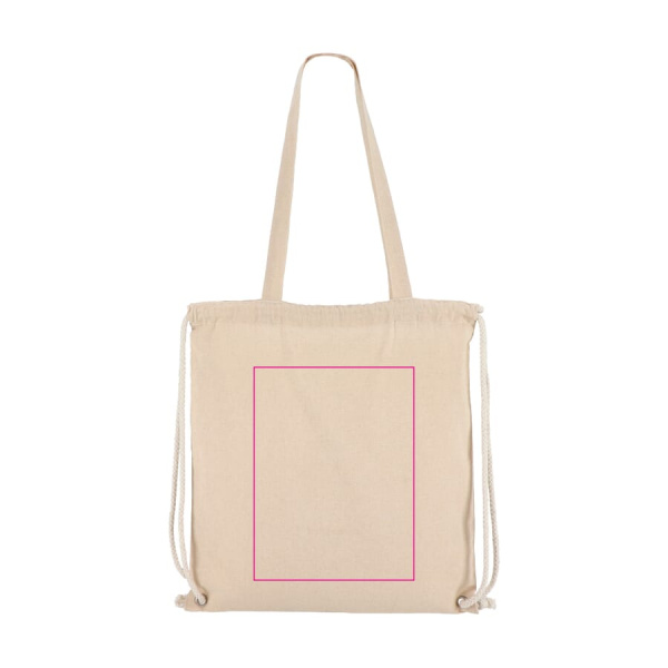DrawTote OEKO-TEX 38x42 140gsm: 1 pusė
