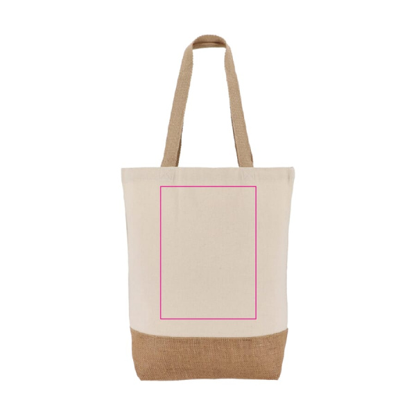 Детский/джутовый мешок OekoTex 41x13x41 см, 320 г: сторона 2