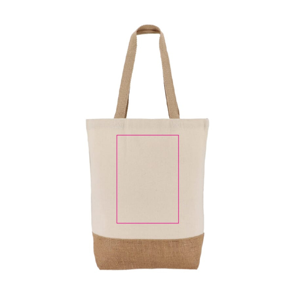Детский/джутовый мешок OekoTex 41x13x41 см, 320 г: сторона 2