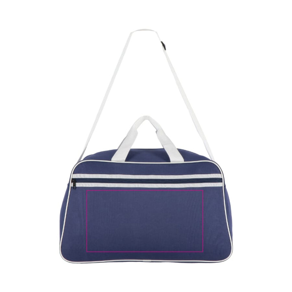 R-PET 600D spordi- ja reisikott 48 x 25 x 28 cm 30 L: Esikülg
